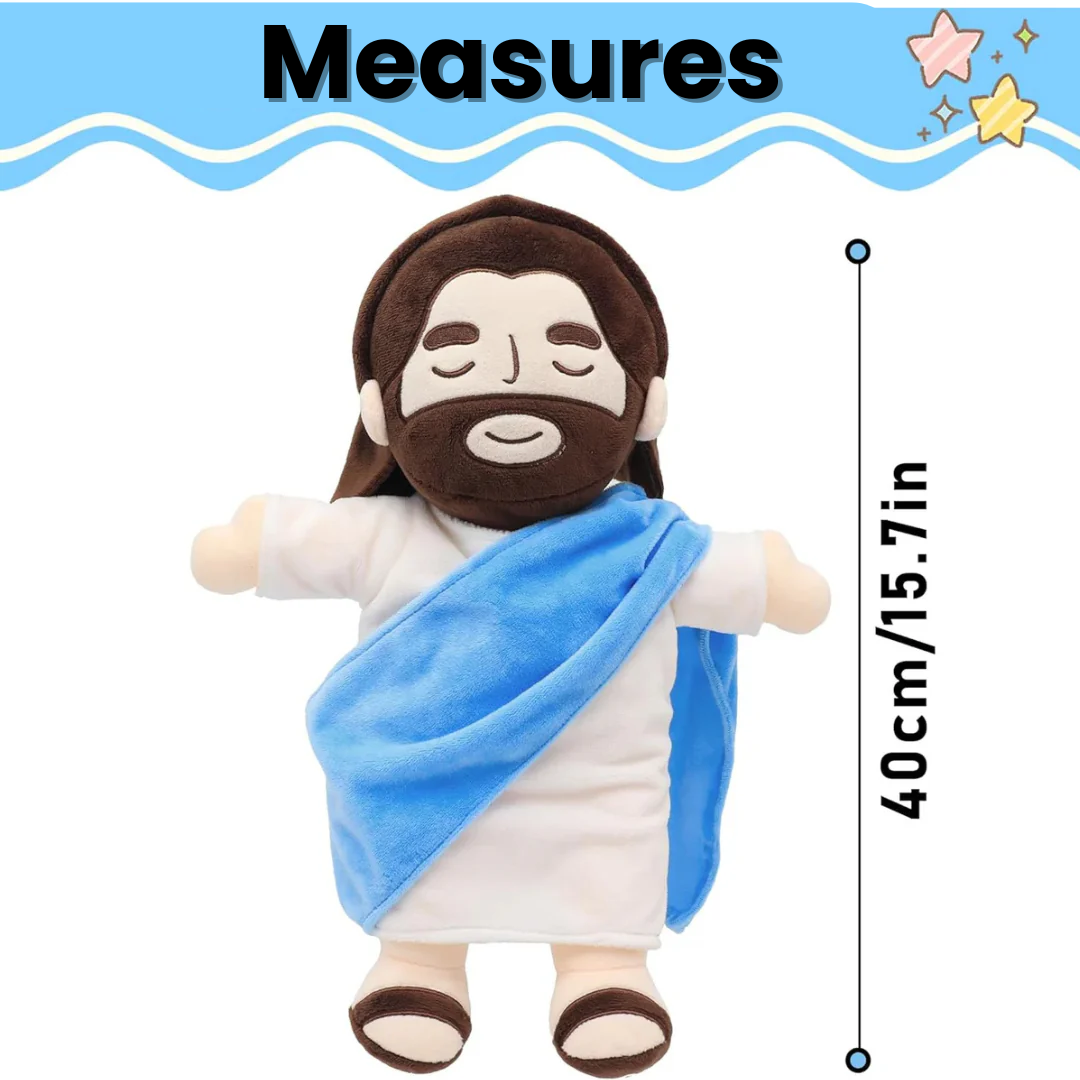 Breathing Jesus Plush, Peaceful Comfort